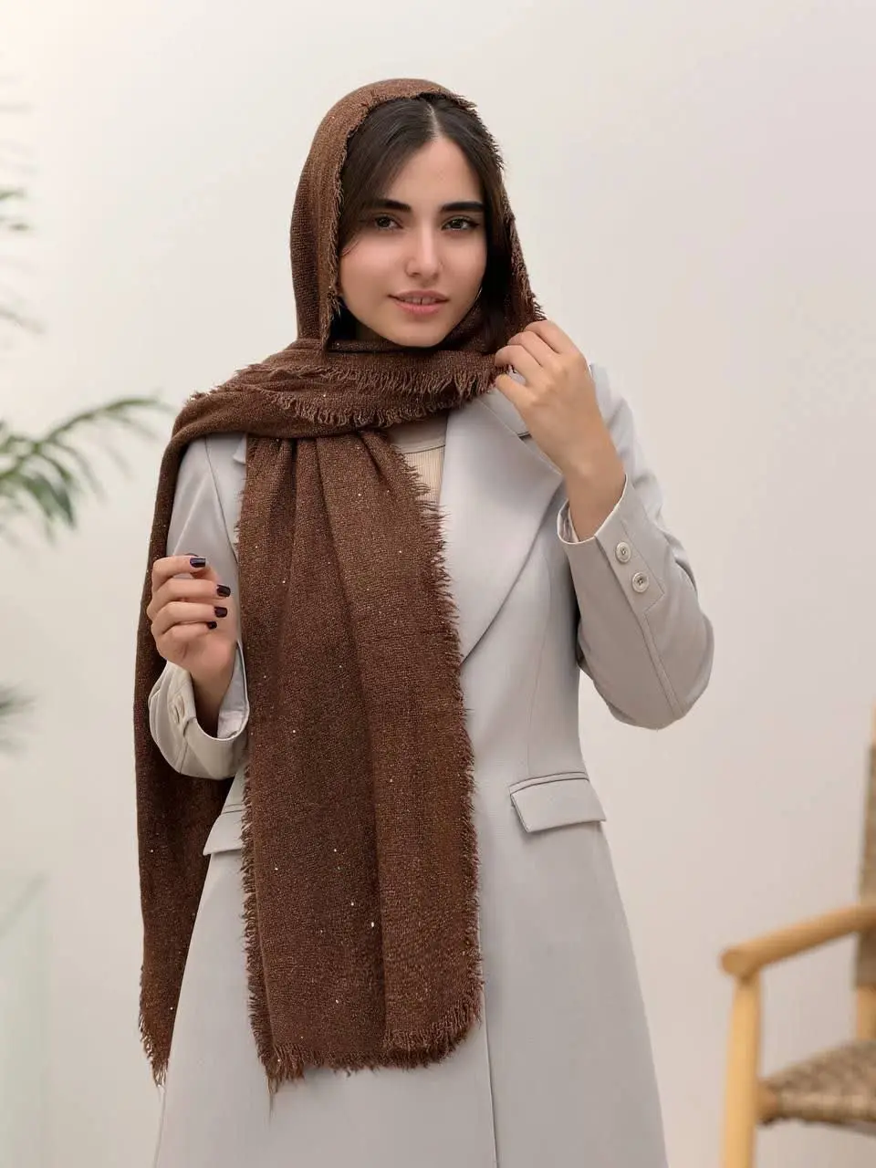 3938- شال پولکی vip